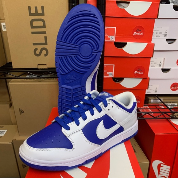 Nike Dunk Low Retro Racer Blue White Shoes DD1391-401 Men's Sizes - Picture 9 of 10